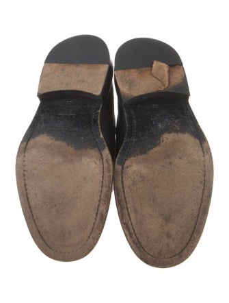 Saint Laurent Leather Combat Boots