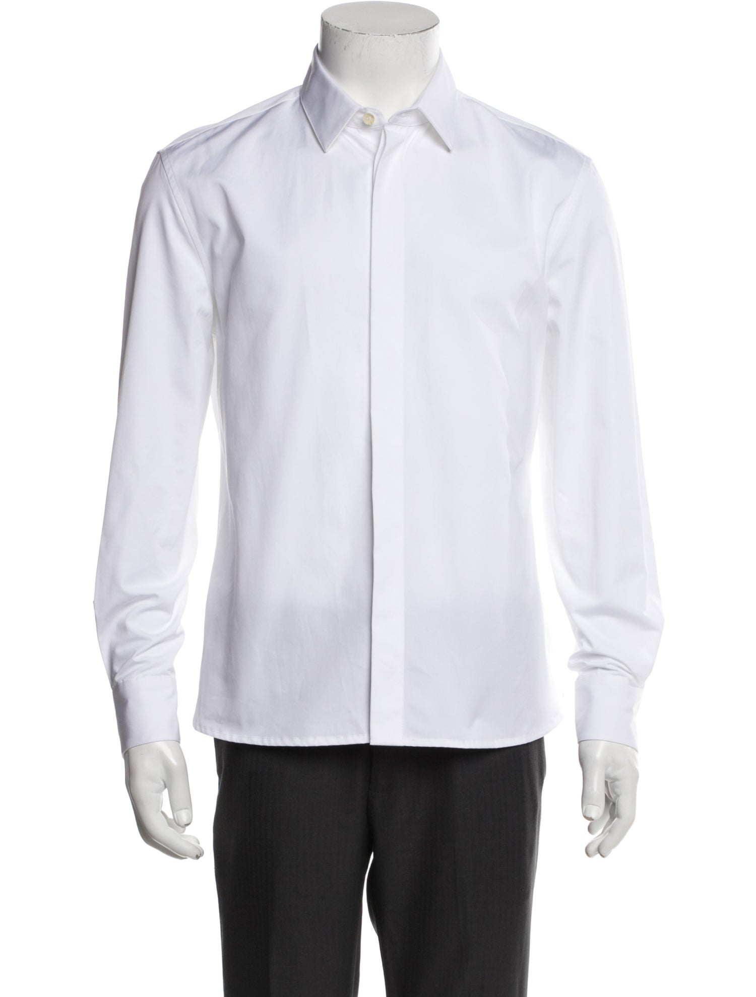 Saint Laurent 2023 Long Sleeve Dress Shirt