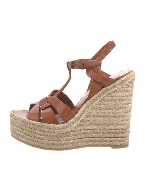 Saint Laurent Leather Espadrilles