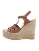 Saint Laurent Leather Espadrilles