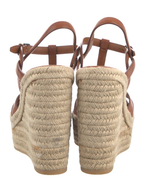 Saint Laurent Leather Espadrilles