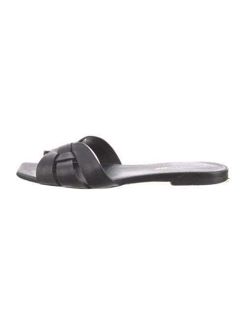 Saint Laurent Leather Slides