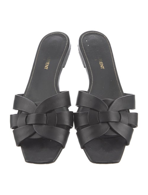 Saint Laurent Leather Slides