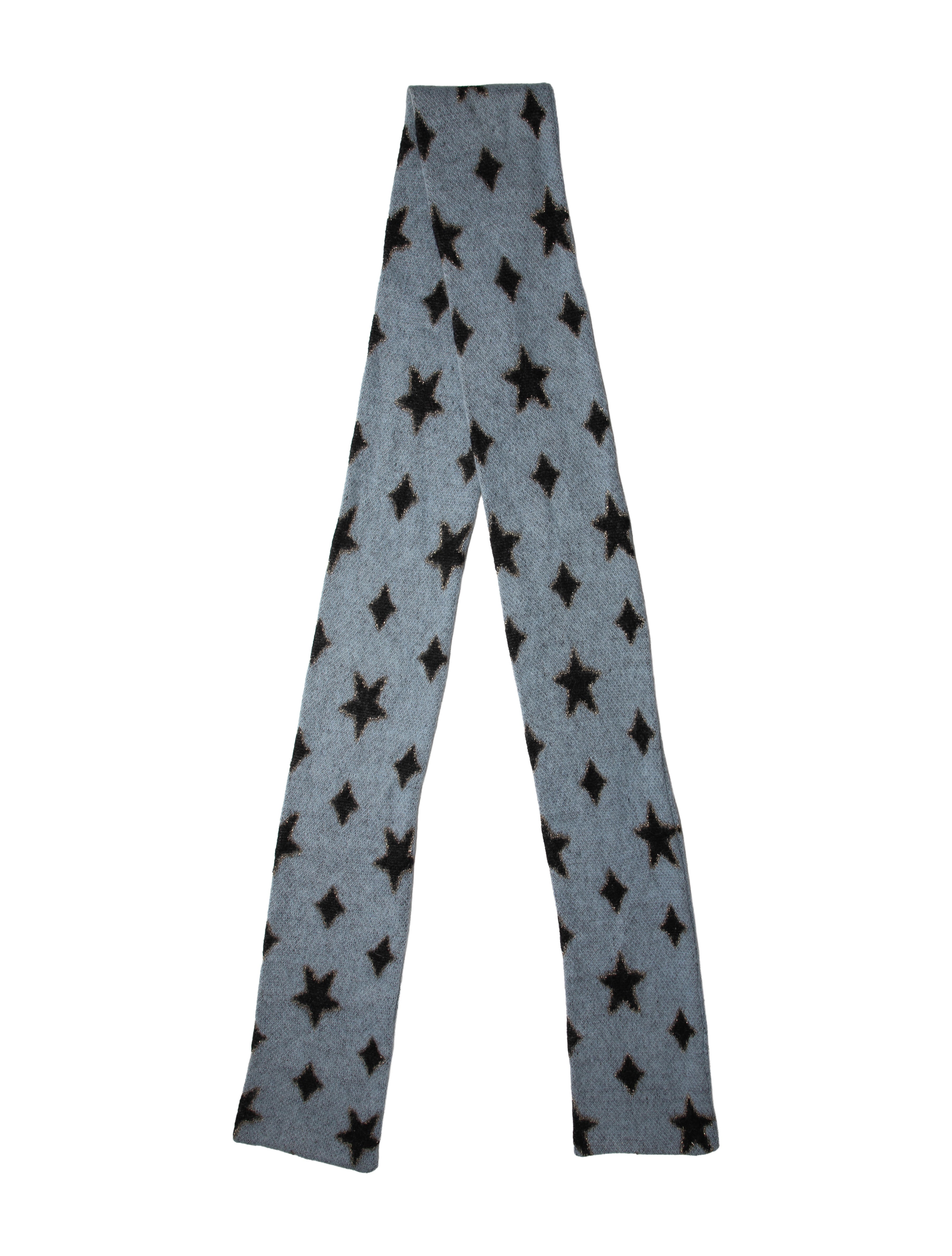 Saint Laurent Cashmere Printed Scarf