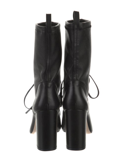 Stuart Weitzman Leather Lace-Up Boots