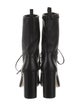Stuart Weitzman Leather Lace-Up Boots