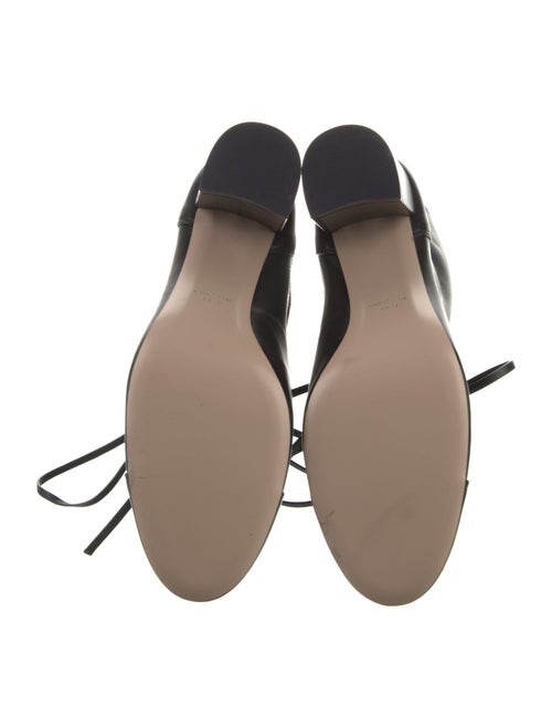 Stuart Weitzman Leather Lace-Up Boots