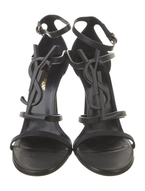 Saint Laurent Leather T-Strap Sandals