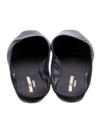 Saint Laurent Satin Mules