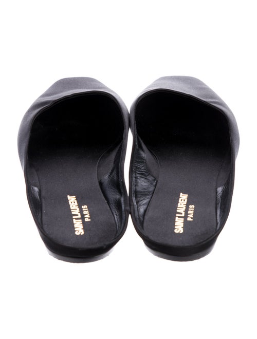 Saint Laurent Satin Mules
