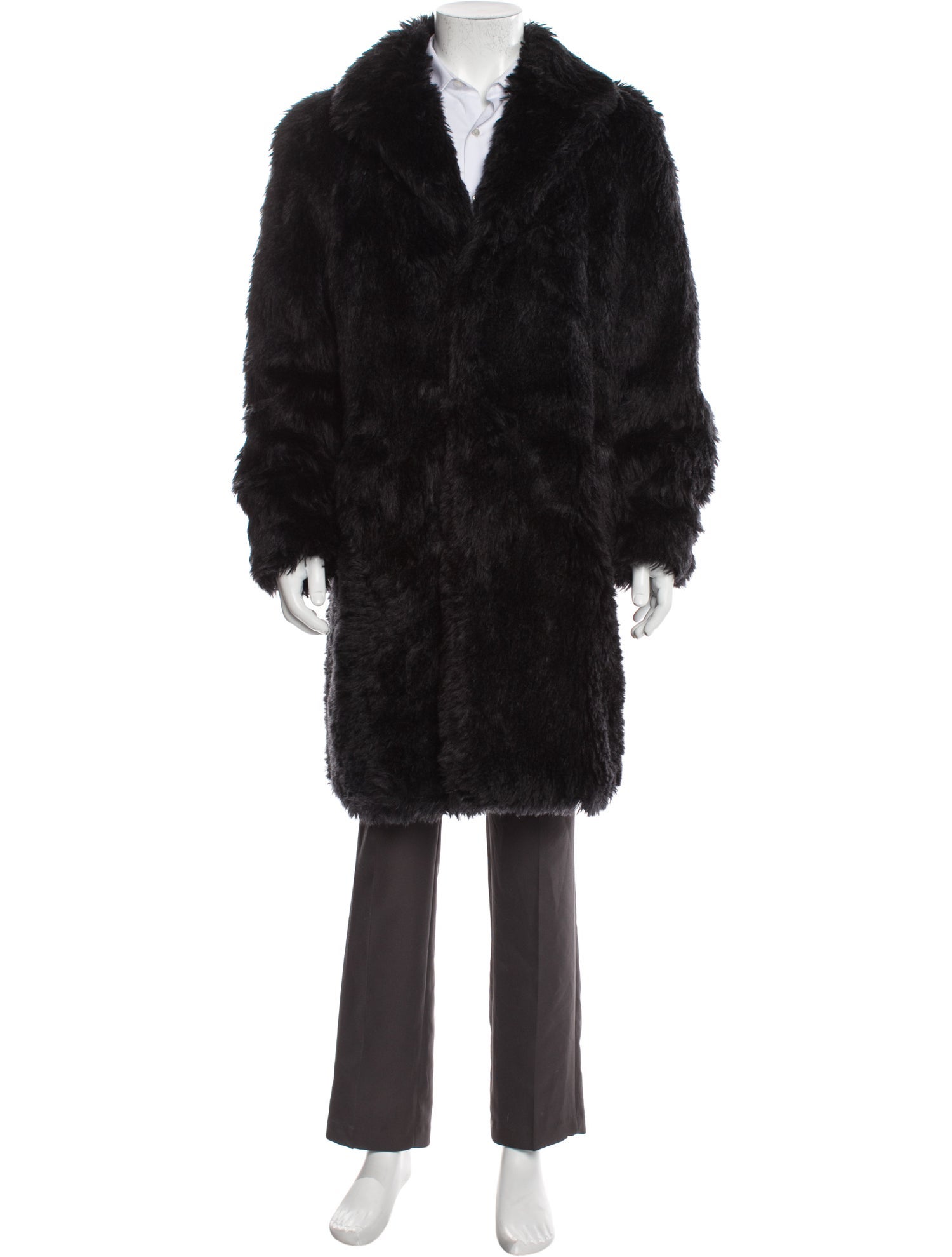 Saint Laurent 2018 Mohair Overcoat