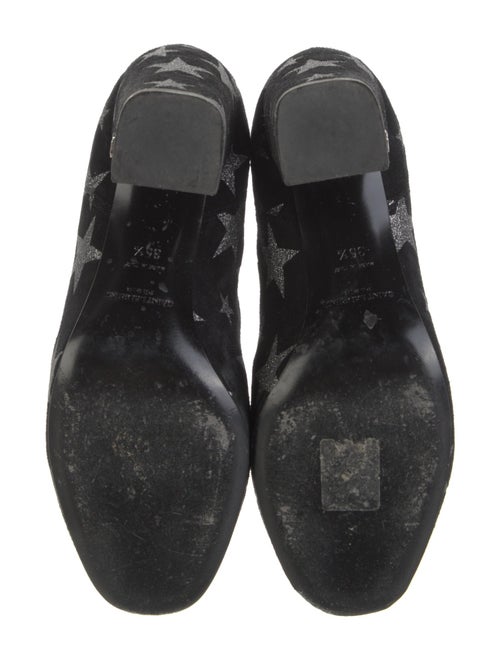 Saint Laurent Signature Logo Suede Chelsea Boots