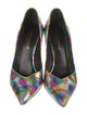 Saint Laurent Leather Printed Pumps