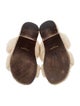 Saint Laurent Shearling Slides