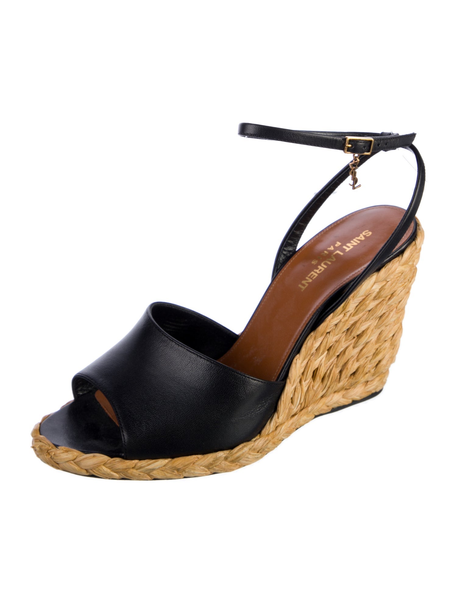 Saint Laurent Leather Espadrilles