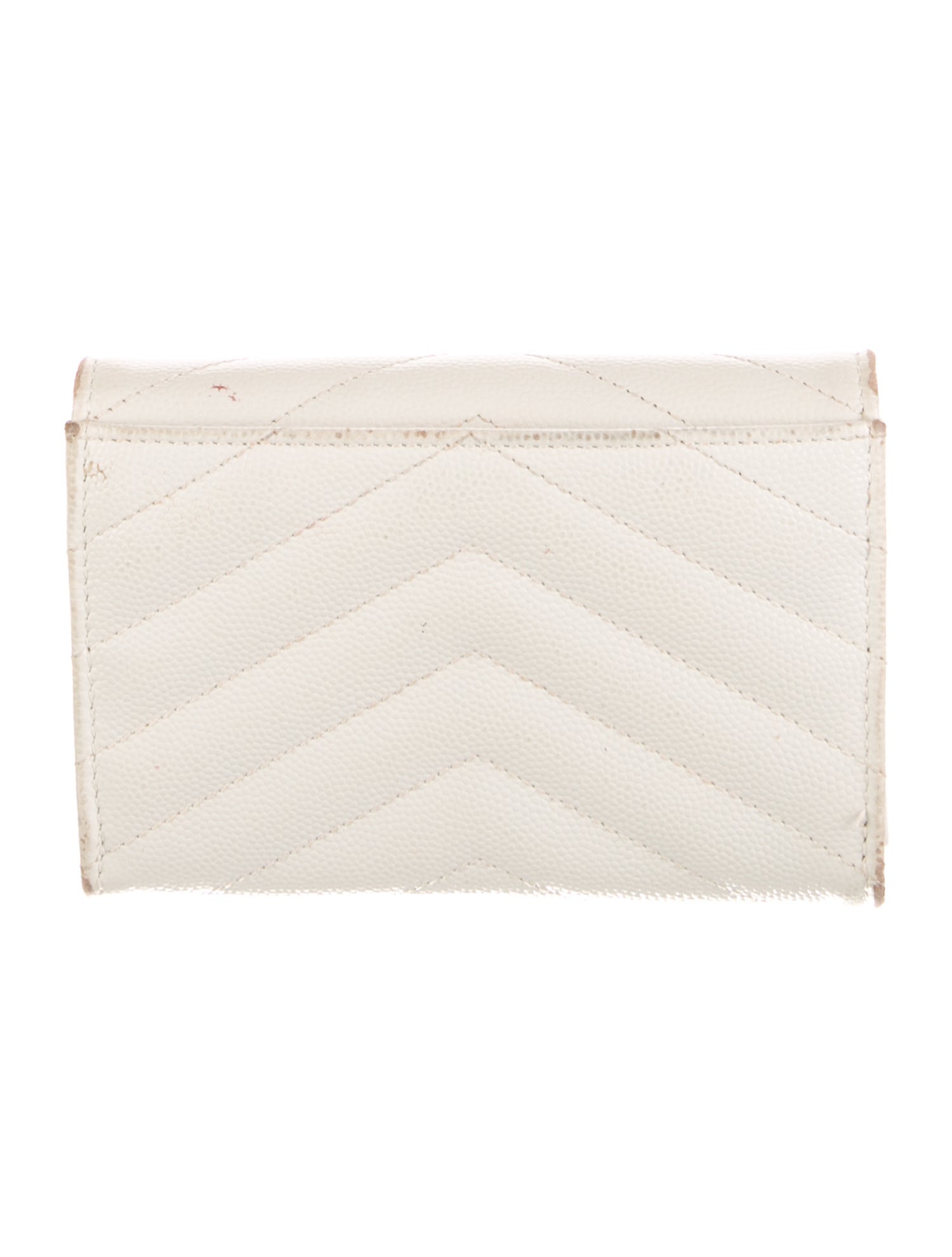 Saint Laurent Leather Compact Wallet