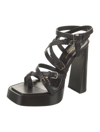 Saint Laurent Leather Gladiator Sandals