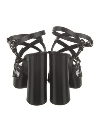 Saint Laurent Leather Gladiator Sandals