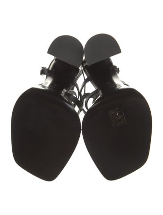 Saint Laurent Leather Gladiator Sandals