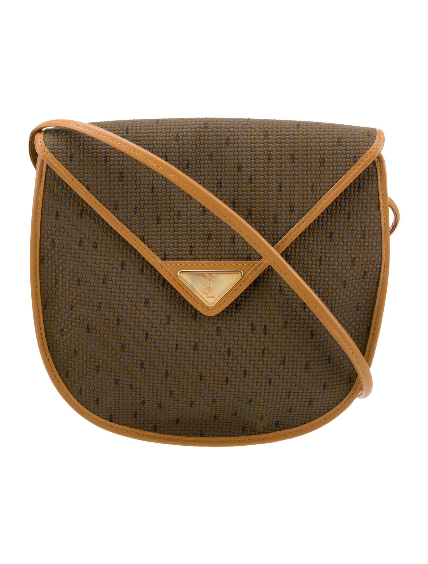 Yves Saint Laurent Canvas Crossbody Bag Vintage