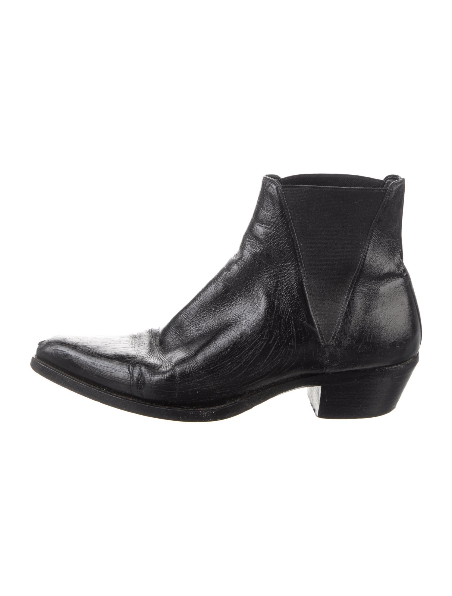 Maison Margiela 2009 Speed Bike Leather Sneakers - Black