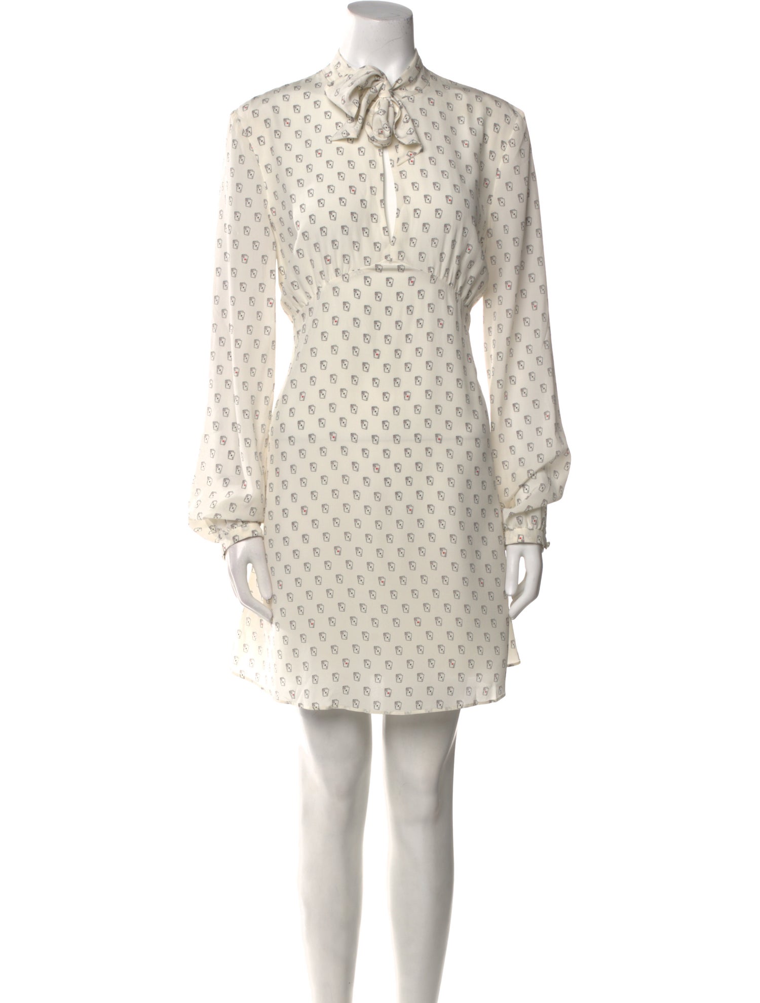 Saint Laurent Silk Mini Dress