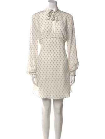 Saint Laurent Silk Mini Dress