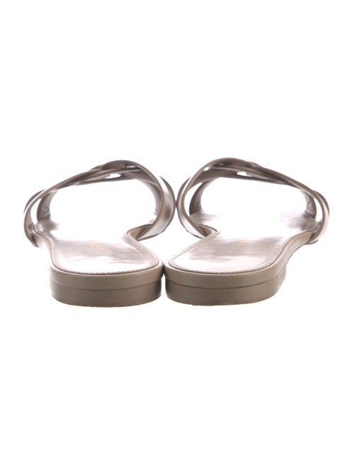 Saint Laurent Leather Slides