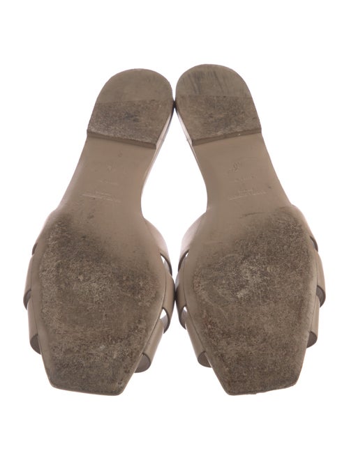 Saint Laurent Leather Slides