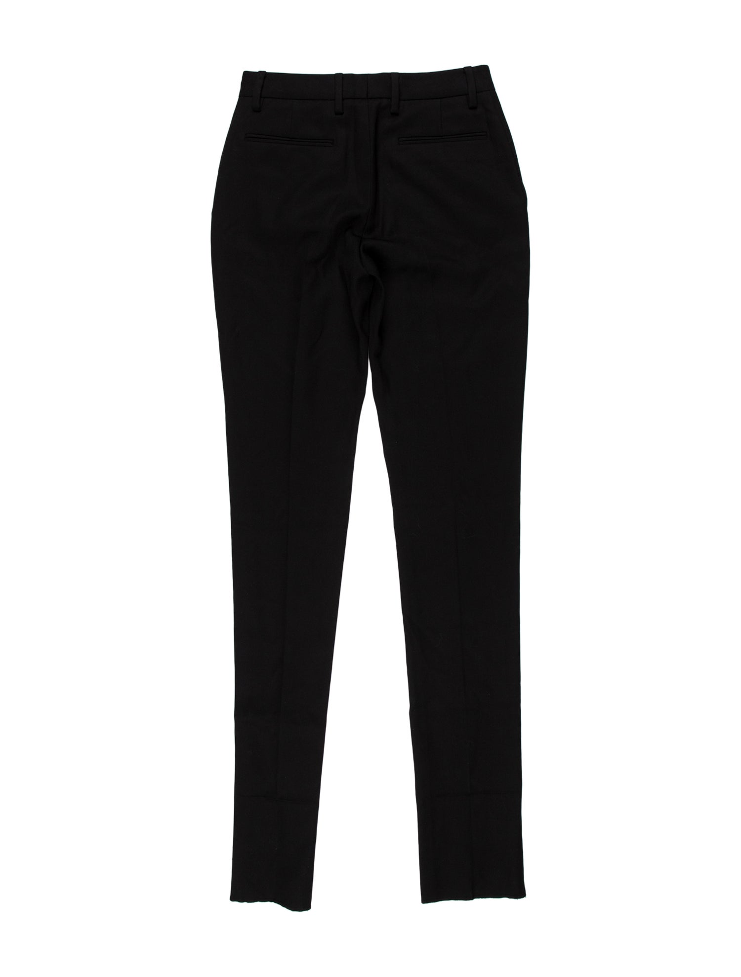 Saint Laurent Virgin Wool Skinny Leg Pants