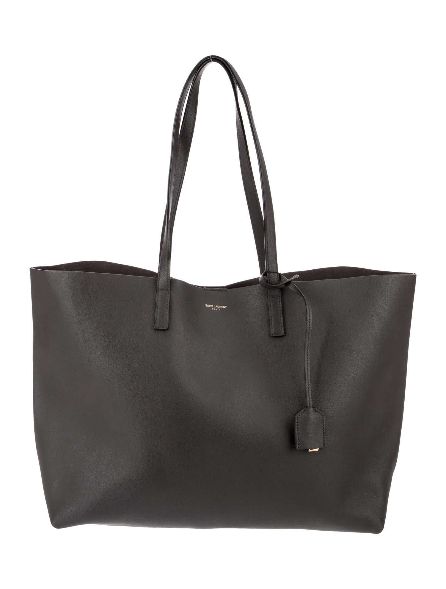Saint Laurent Leather E/W Shopping w/ Pouch