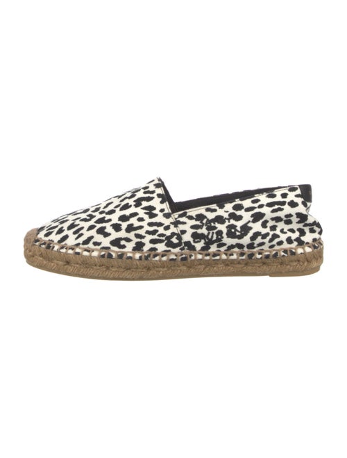 Saint Laurent Canvas Animal Print Espadrilles