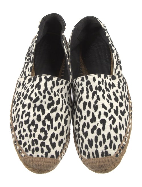 Saint Laurent Canvas Animal Print Espadrilles
