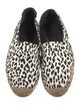 Saint Laurent Canvas Animal Print Espadrilles