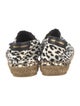 Saint Laurent Canvas Animal Print Espadrilles