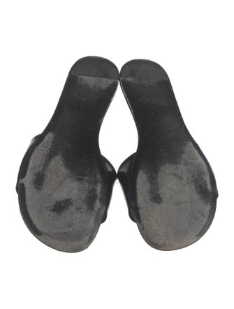 Saint Laurent Leather Slides