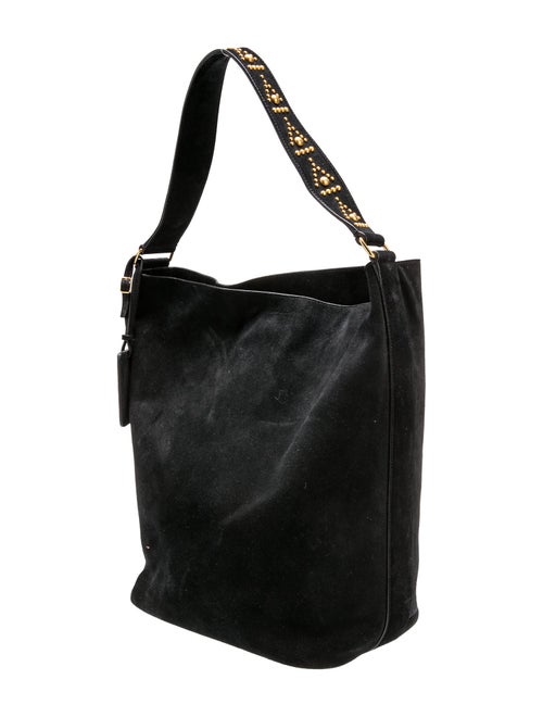 Saint Laurent Suede Seau Large