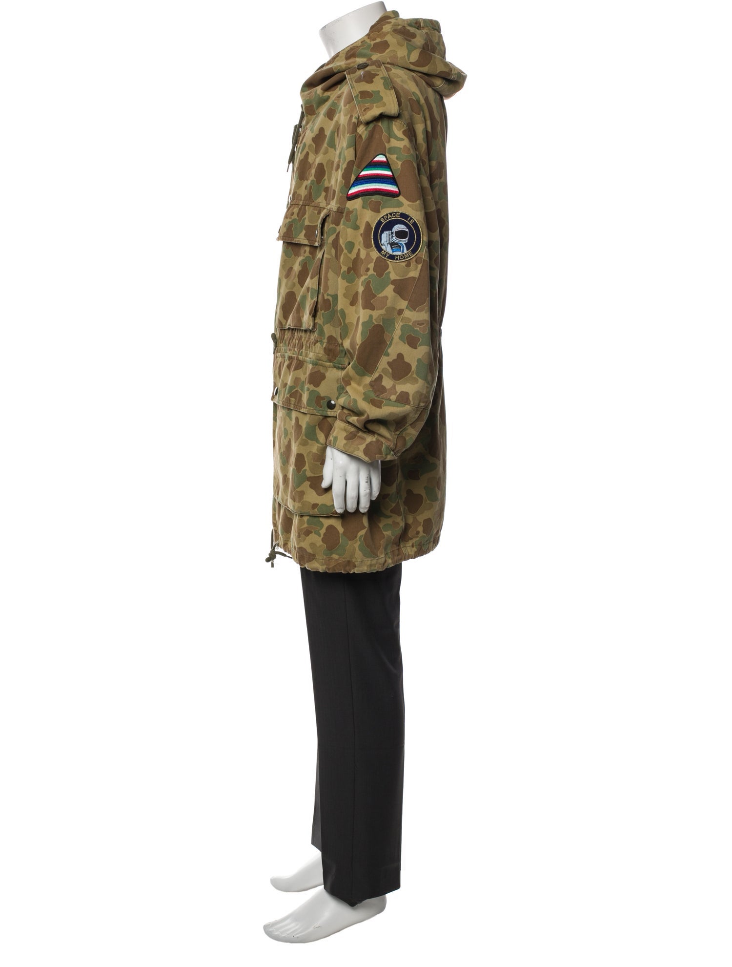 Saint Laurent 2015 Camouflage Print Parka