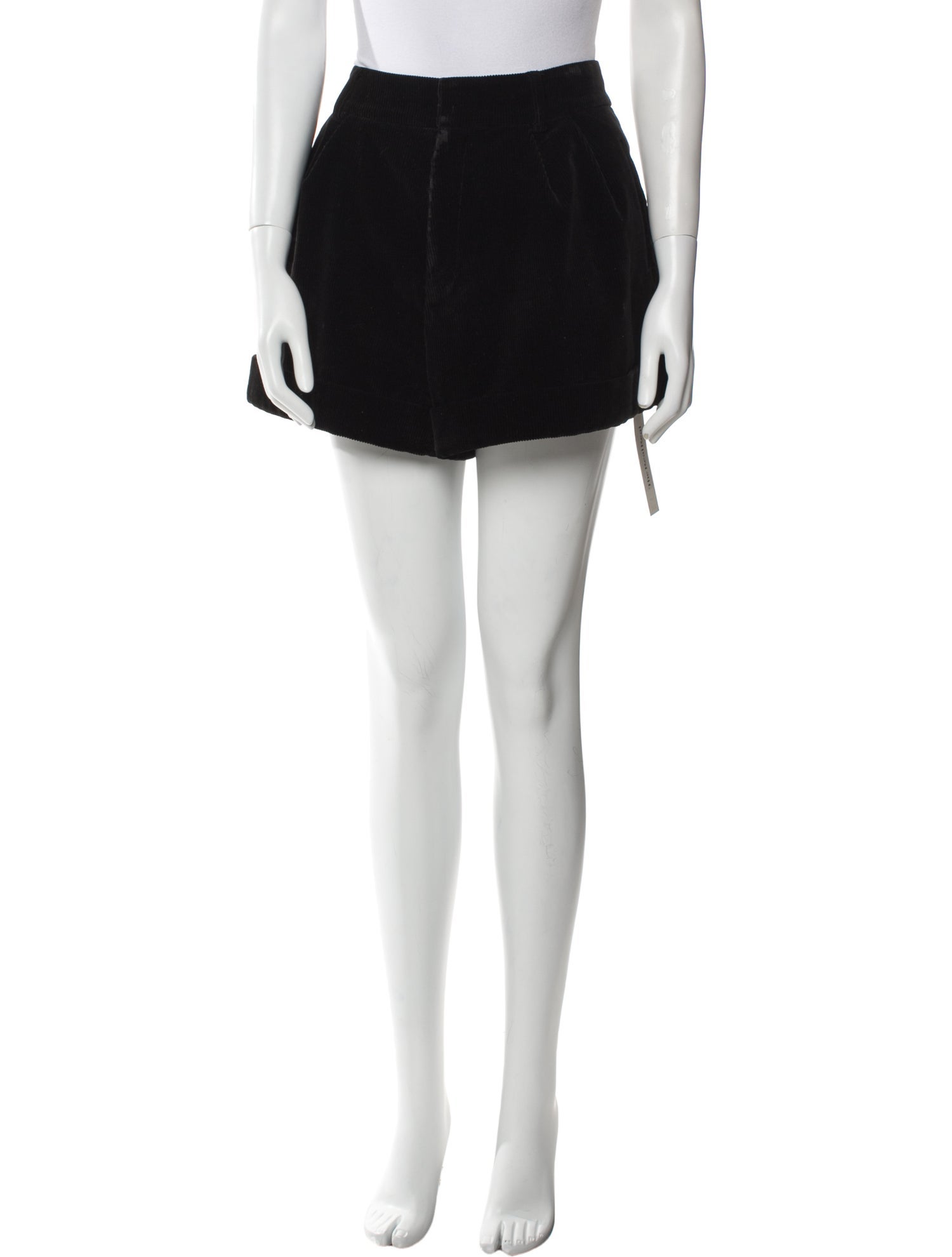 Saint Laurent Velvet Mini Shorts