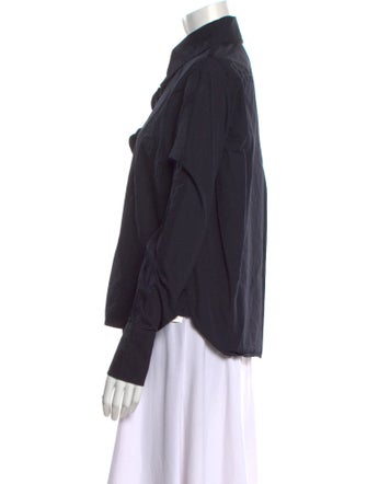 Saint Laurent 2020 Long Sleeve Button-Up Top