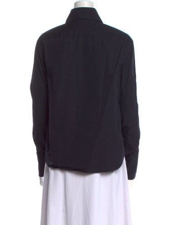 Saint Laurent 2020 Long Sleeve Button-Up Top