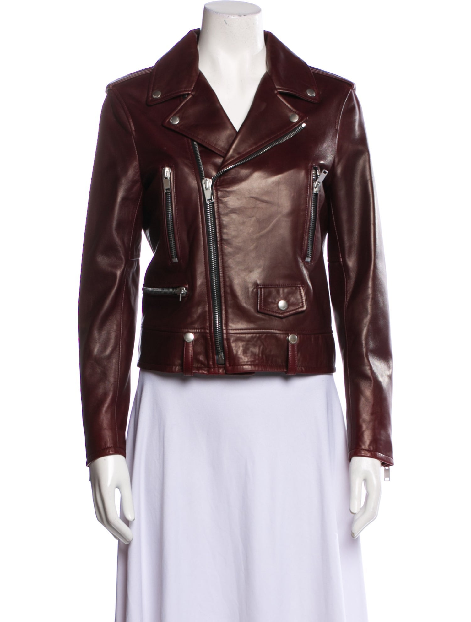 Saint Laurent Leather Biker Jacket