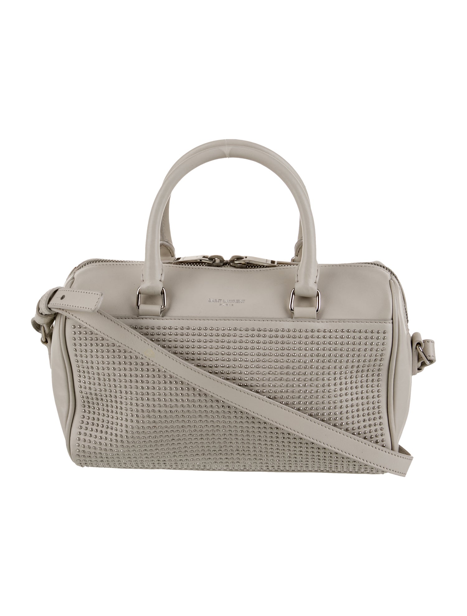 Saint Laurent Leather Classic Duffle Baby