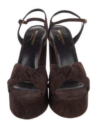 Saint Laurent Suede Sandals