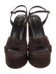 Saint Laurent Suede Sandals