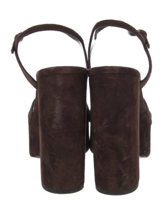 Saint Laurent Suede Sandals