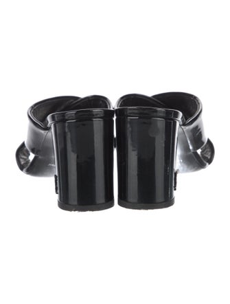 Saint Laurent Patent Leather Slides