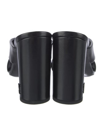 Saint Laurent Leather Slides