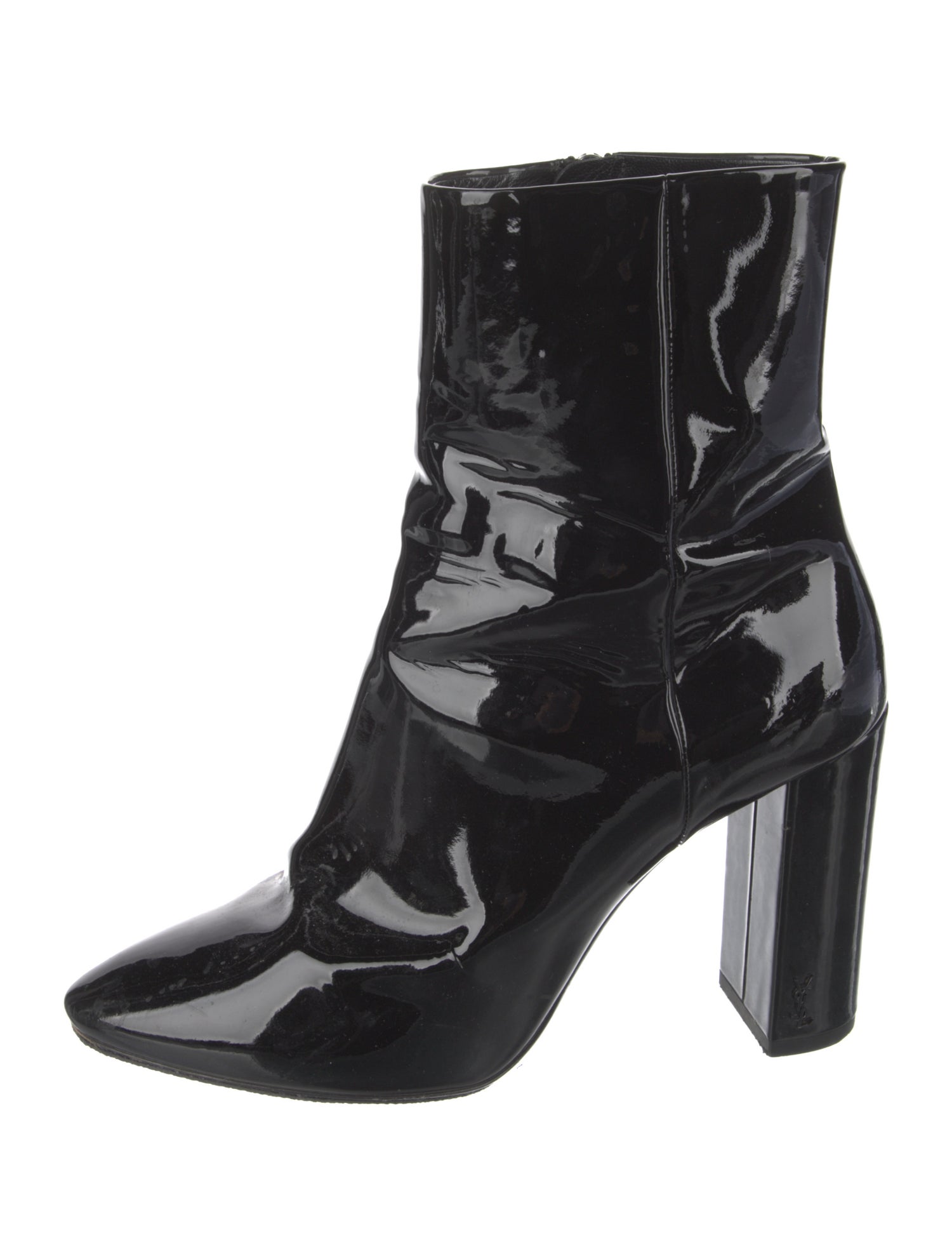 Saint Laurent Patent Leather Boots