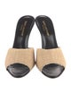 Saint Laurent Straw Slides